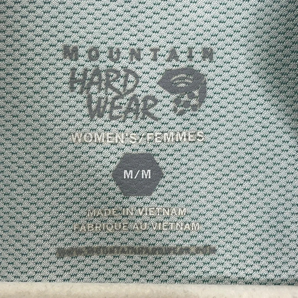 Mountain Hardware Women’s 1/4 Zip Short Sleeve Athletic Top Magenta Teal Medium - Picture 5 of 6